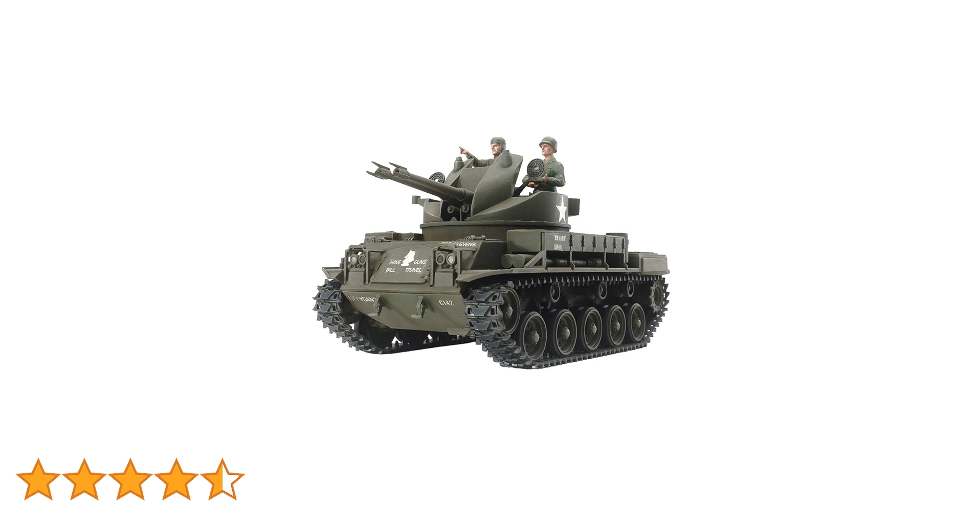 TAMIYA M-42 Duster 自走式対空砲　リモコン　絶版品 タミヤ 1/35 ミリタリーミニチュアシリーズ アメリカ対空自走砲